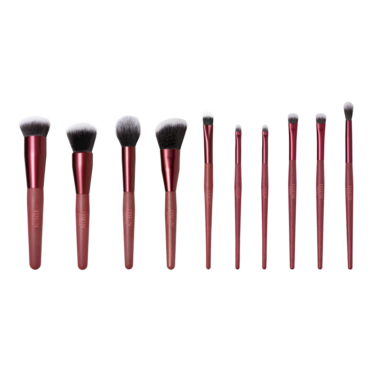 PRO Penselkit – 10 penslar ink makeupbälte.